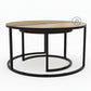 DUALORA CANE NEST COFFEE TABLE