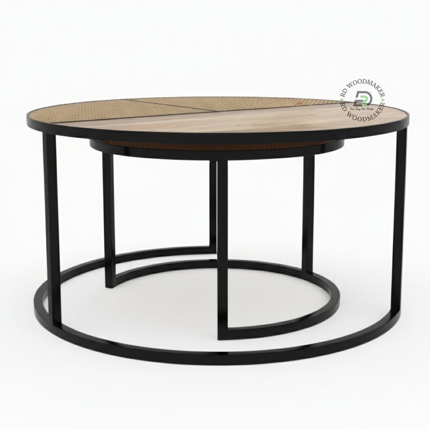 DUALORA CANE NEST COFFEE TABLE