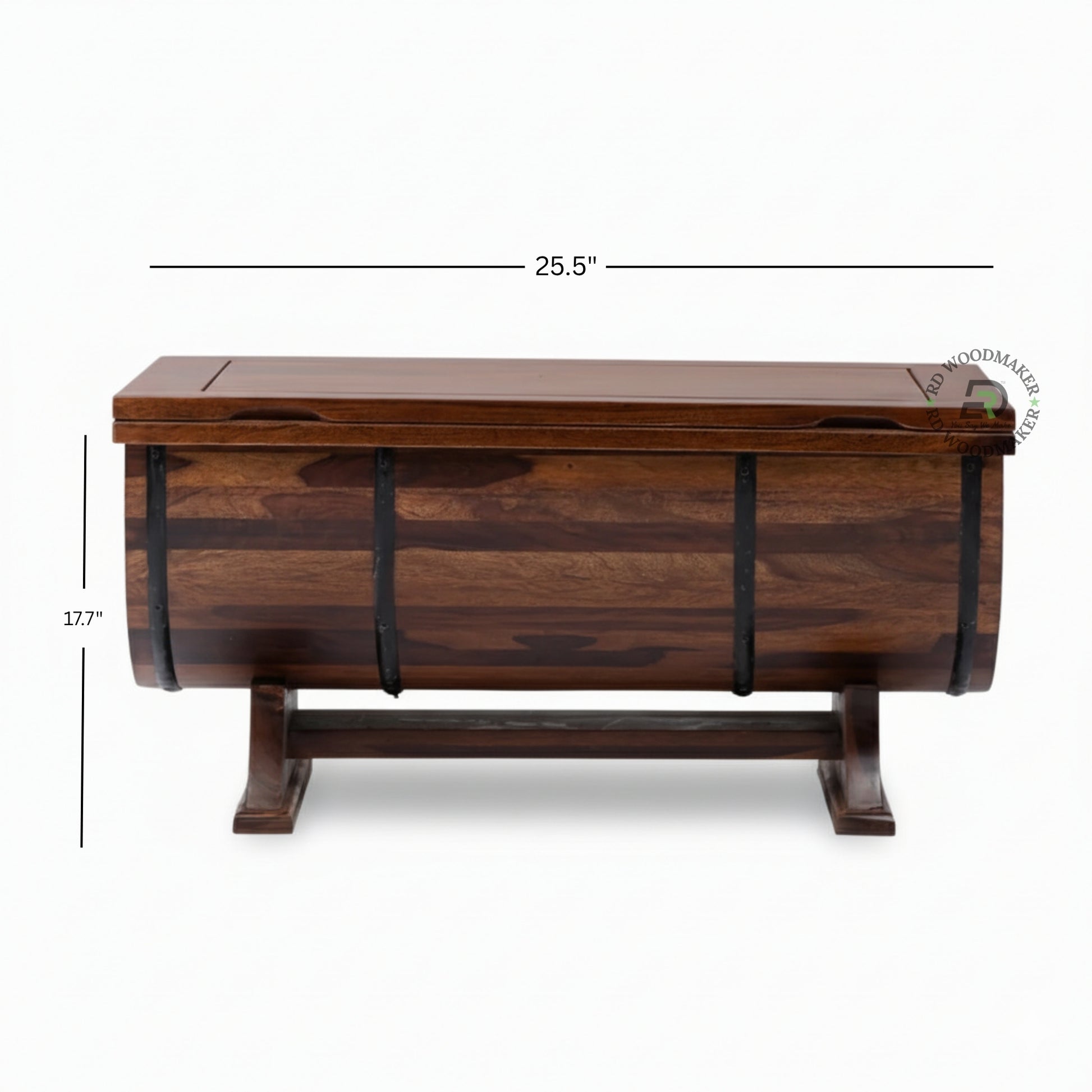 HERITAGE BARREL CHEST COFFEE TABLE