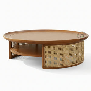 AURELIA CANE COFFEE TABLE