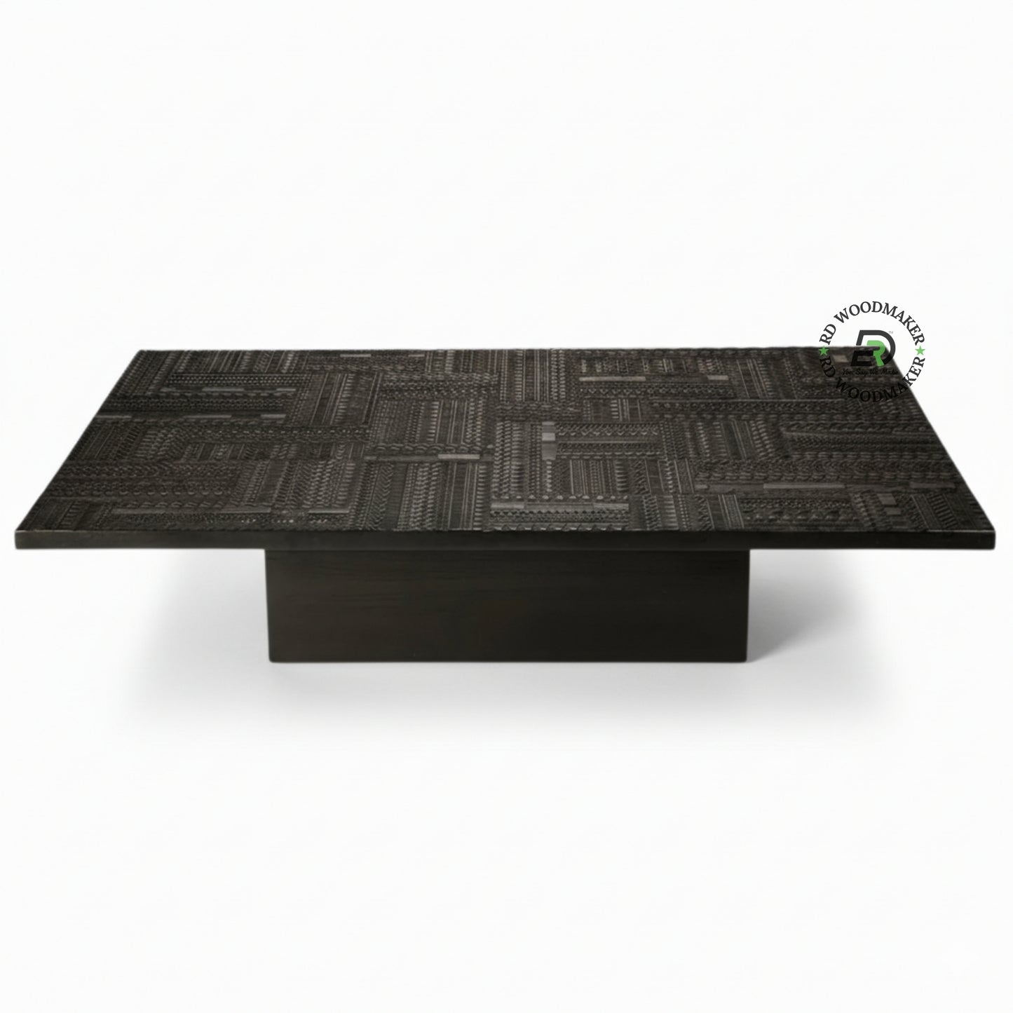 VINTAGE TRIBAL BLOCK COFFEE TABLE