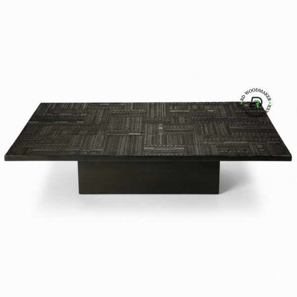 VINTAGE TRIBAL BLOCK COFFEE TABLE