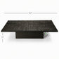 VINTAGE TRIBAL BLOCK COFFEE TABLE