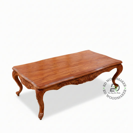 VINTAGE CARVED COFFEE TABLE