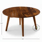 NORDIC WOODEN ROUND COFFEE TABLE