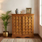 ROYAL BRASS STUDDED WOODEN CABINET