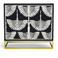ART DECO CRANE PATTERN DESIGNER CABINET