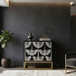 ART DECO CRANE PATTERN DESIGNER CABINET