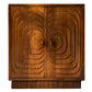RETRO CURVED PANEL SOLID WOOD CABINET