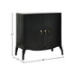 CLASSIC BLACK MINIMAL STORAGE CABINET