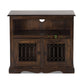 COMPACT STORAGE WOODEN CABINET WITH SHELF