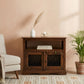 COMPACT STORAGE WOODEN CABINET WITH SHELF