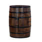 VINTAGE BARREL STYLE WOOD CABINET
