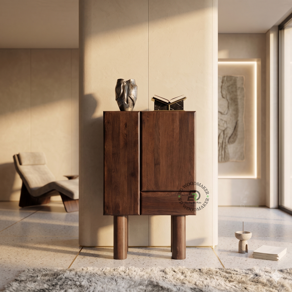 SOLID WOOD MODERN STORAGE CABINET