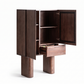 SOLID WOOD MODERN STORAGE CABINET