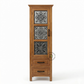 TRADITIONAL CARVED WOOD STORAGE CABINET