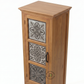 TRADITIONAL CARVED WOOD STORAGE CABINET