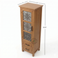 TRADITIONAL CARVED WOOD STORAGE CABINET