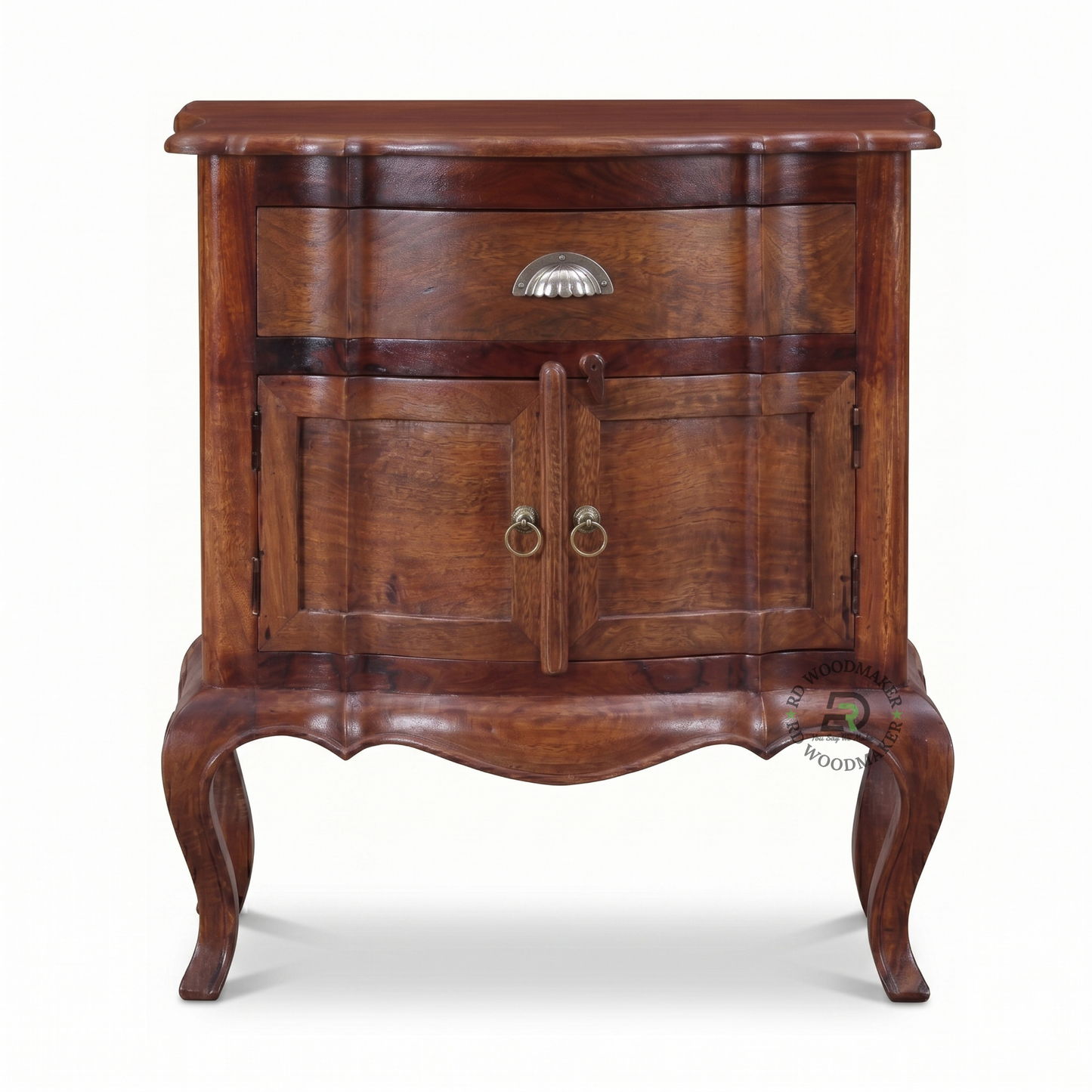 VINTAGE SOLID WOOD ACCENT CABINET