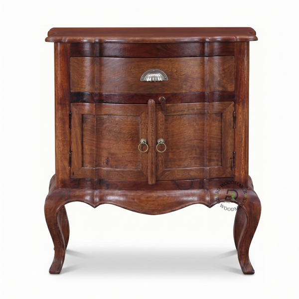 VINTAGE SOLID WOOD ACCENT CABINET