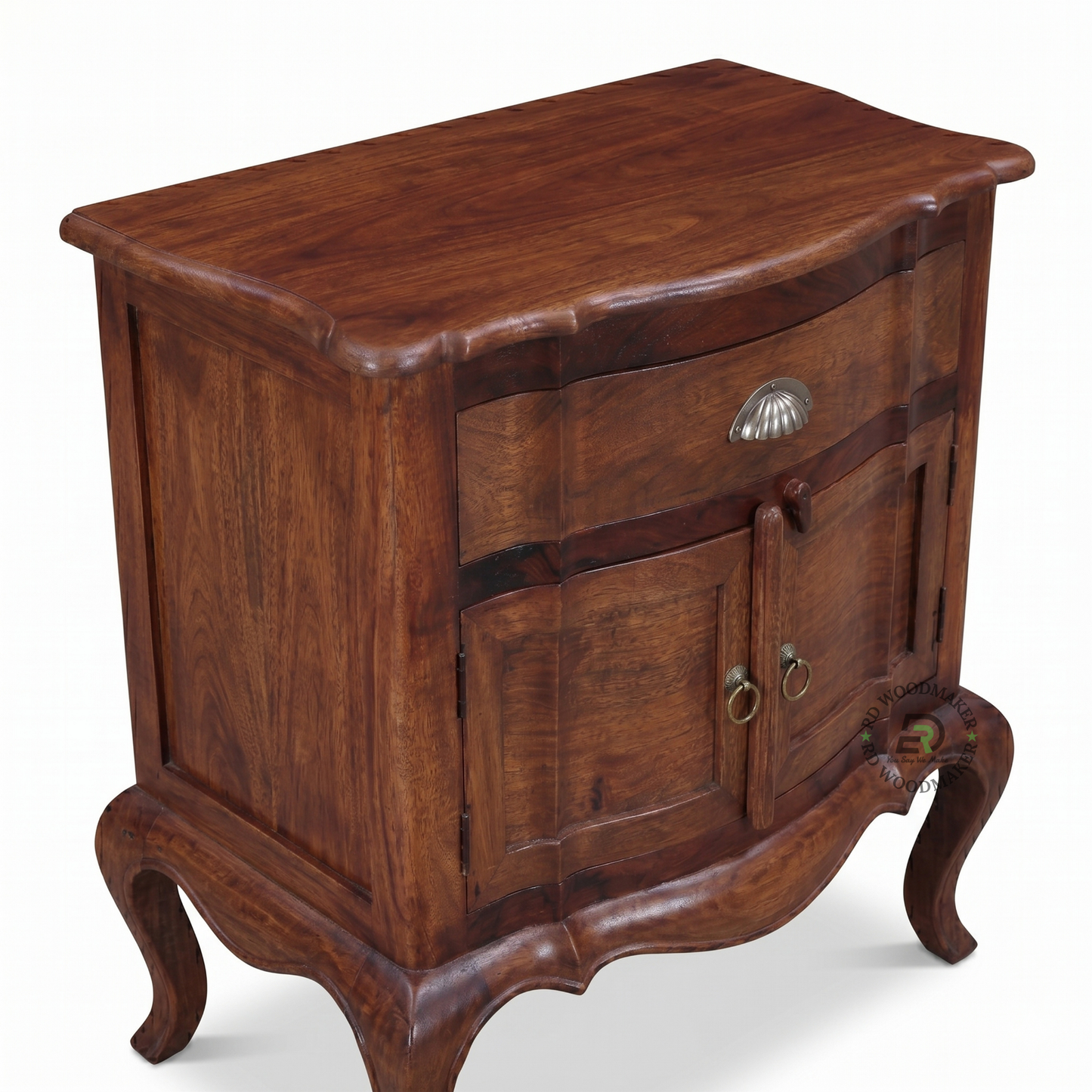VINTAGE SOLID WOOD ACCENT CABINET