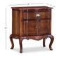 VINTAGE SOLID WOOD ACCENT CABINET