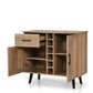 MODERN WINE STORAGE WOODEN CABINET