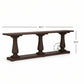 CLASSIC PEDESTAL LONG CONSOLE TABLE
