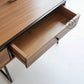 INDUSTRIAL DUAL DRAWER CONSOLE TABLE WITH SHELF