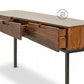 GEOMETRIC SLOPE DESIGN CONSOLE TABLE WITH STORAGE DRAWERS