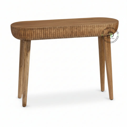 AURUM FLUTED CURVE CONSOLE TABLE