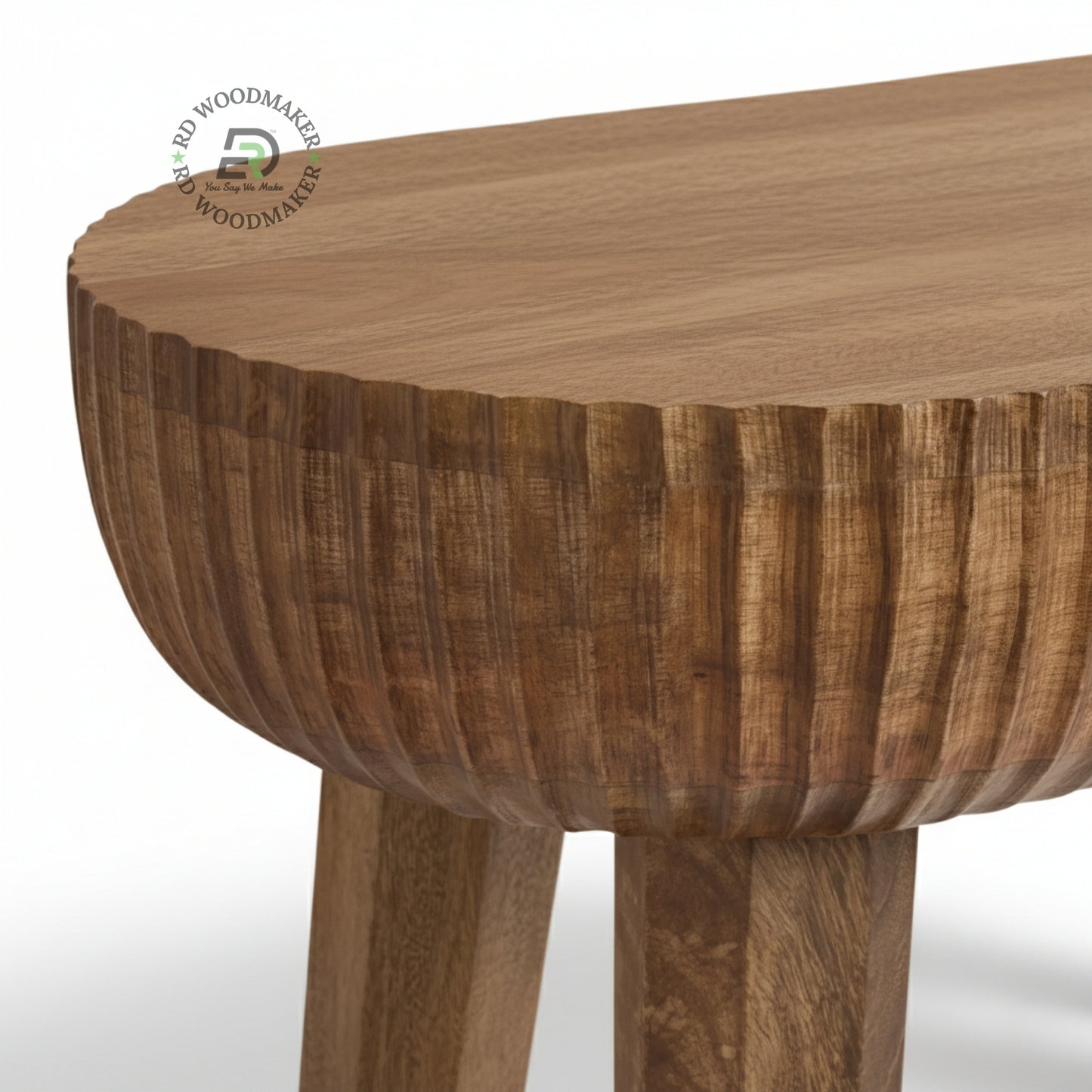 AURUM FLUTED CURVE CONSOLE TABLE