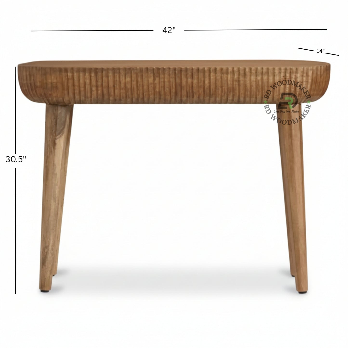 AURUM FLUTED CURVE CONSOLE TABLE
