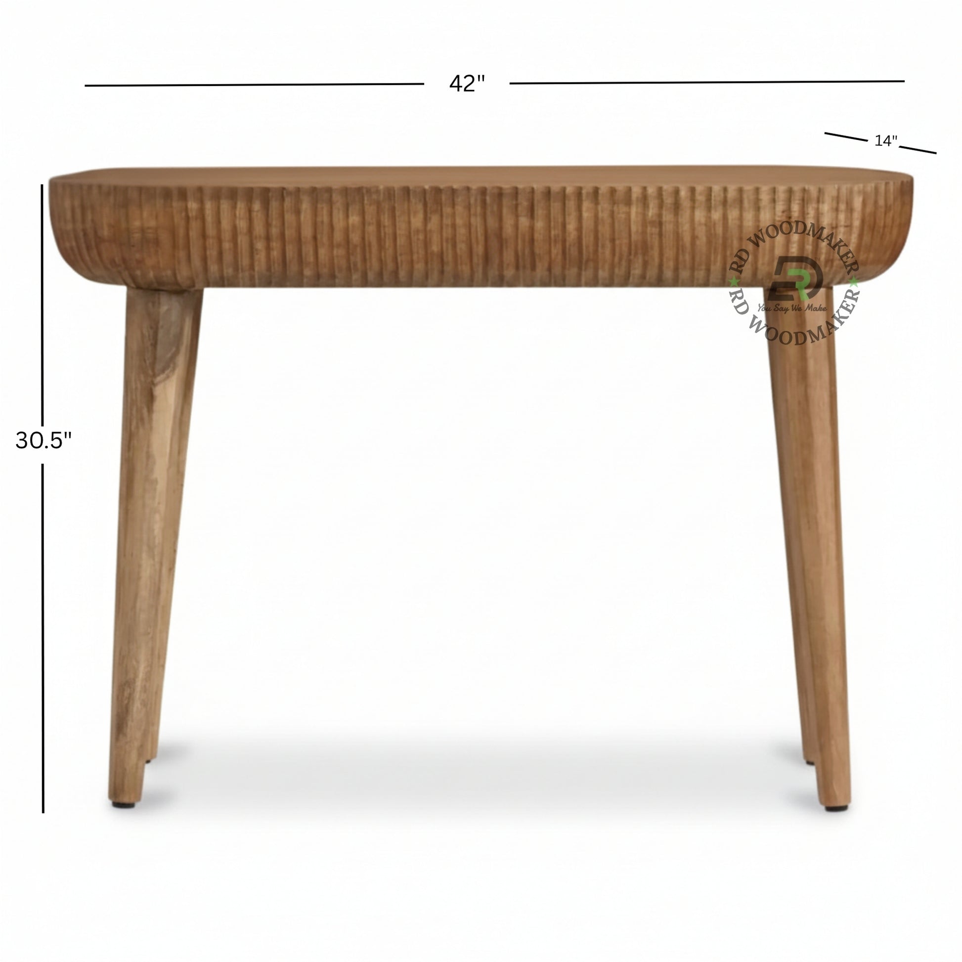 AURUM FLUTED CURVE CONSOLE TABLE