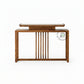 ELEVATED SLAT DESIGN WOODEN CONSOLE TABLE