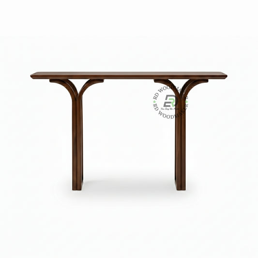 ARCHED FRAME WOODEN CONSOLE TABLE