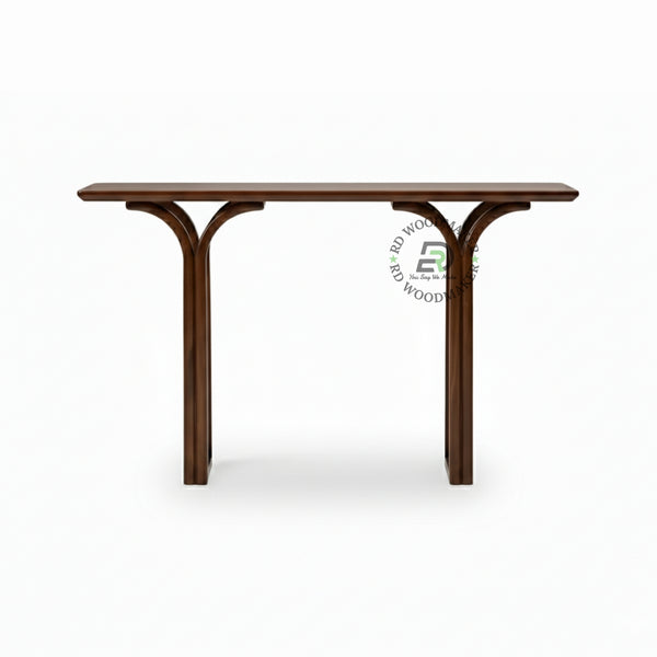 ARCHED FRAME WOODEN CONSOLE TABLE