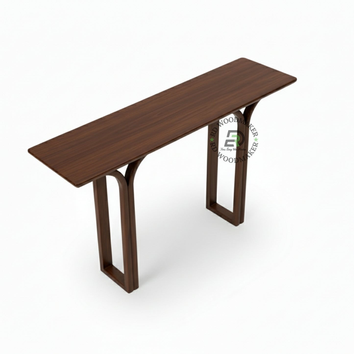 ARCHED FRAME WOODEN CONSOLE TABLE