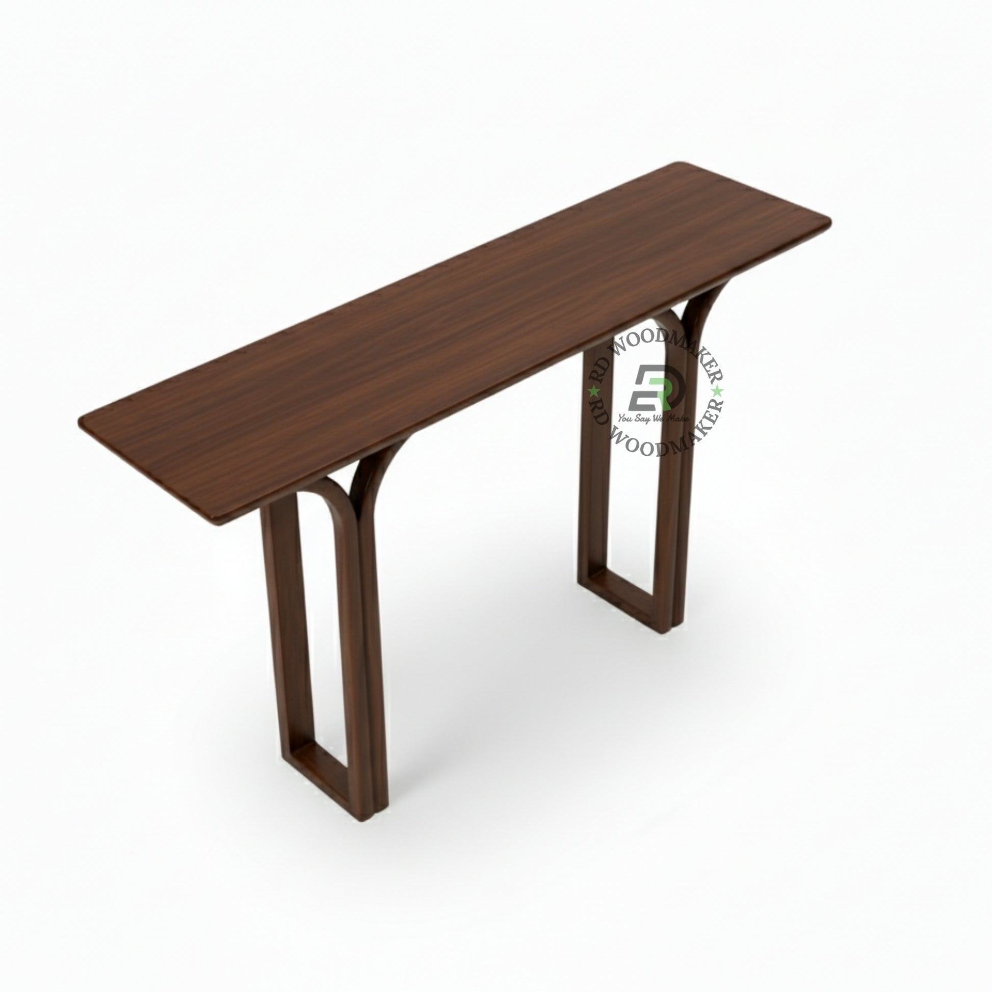 ARCHED FRAME WOODEN CONSOLE TABLE