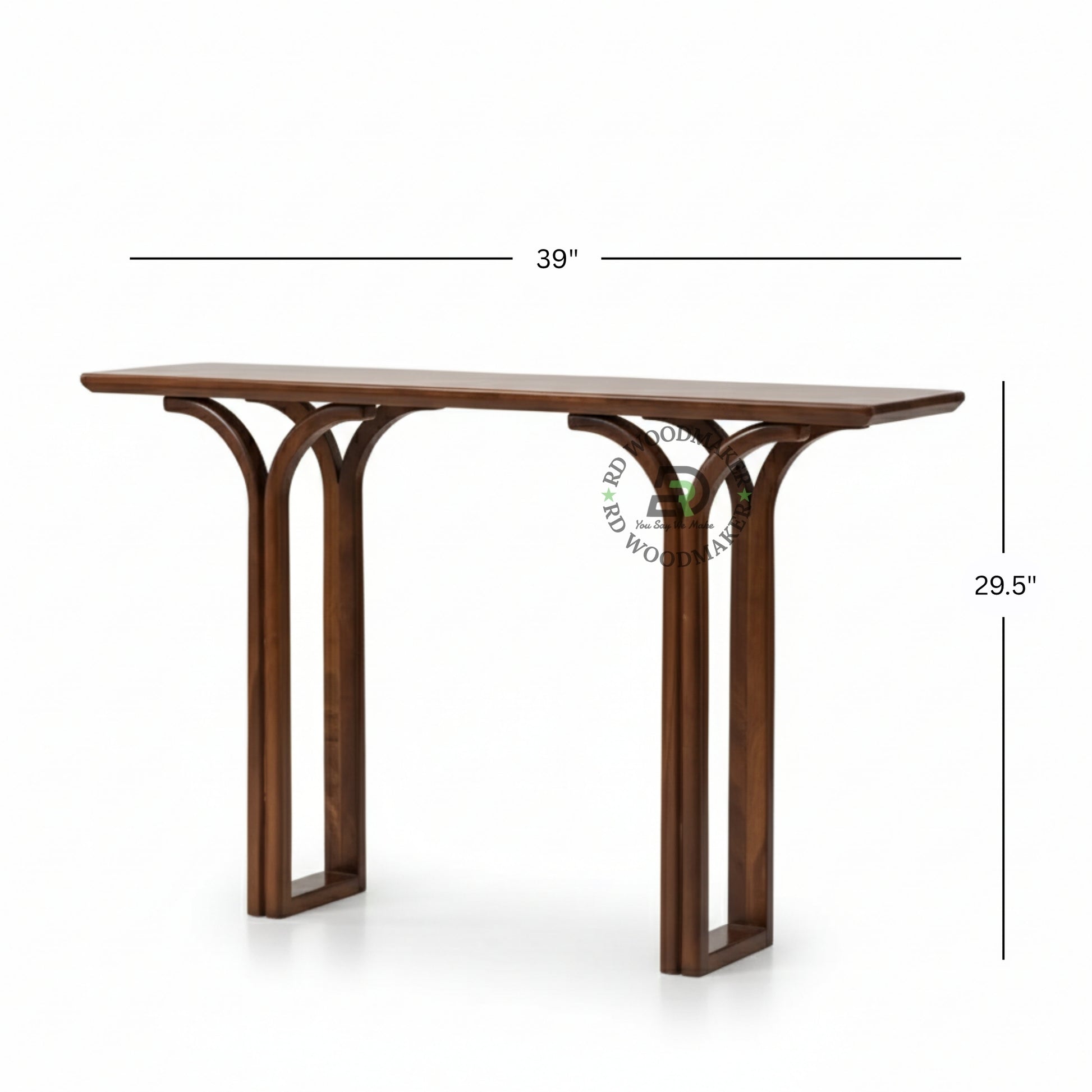 ARCHED FRAME WOODEN CONSOLE TABLE