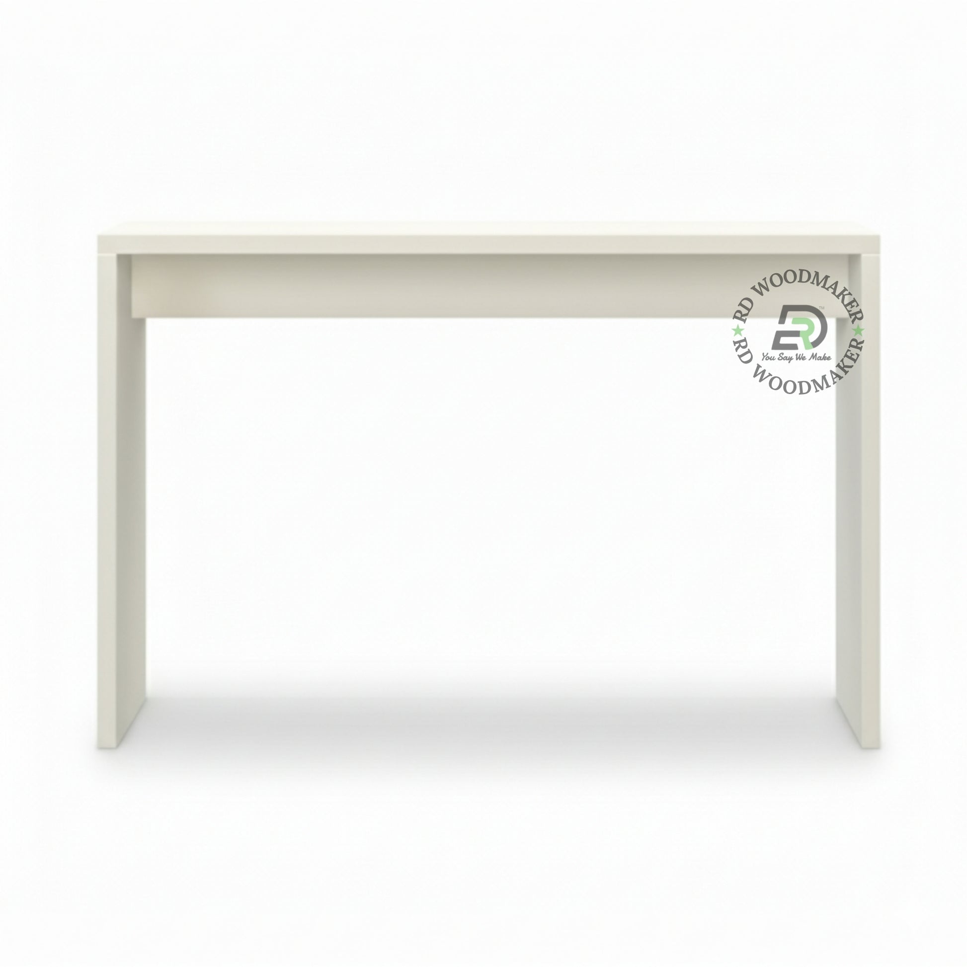 MINIMAL BLOCK FRAME WOODEN CONSOLE TABLE