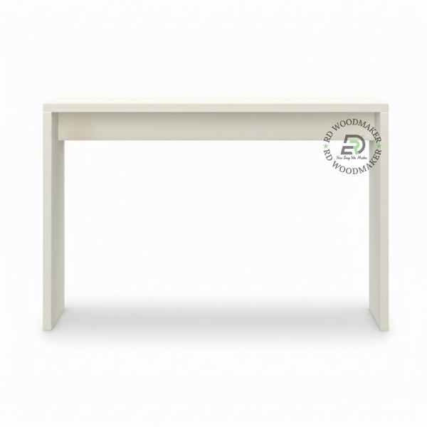 MINIMAL BLOCK FRAME WOODEN CONSOLE TABLE