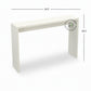 MINIMAL BLOCK FRAME WOODEN CONSOLE TABLE