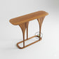 TRIPLE ARCH SCULPTED WOODEN CONSOLE TABLE