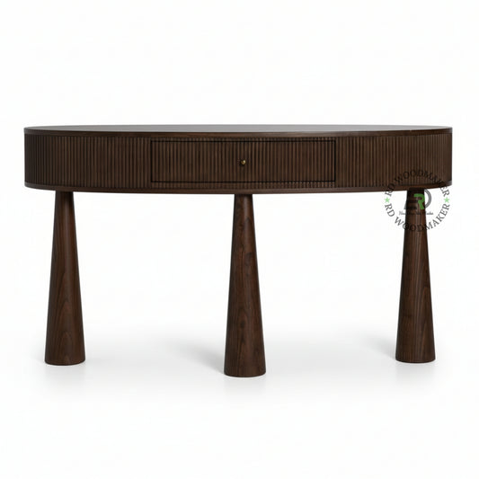 VELORA FLUTED DRAWER CONSOLE TABLE