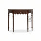 VINTAGE FLUTED DRAWER WOODEN CONSOLE TABLE