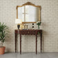 VINTAGE FLUTED DRAWER WOODEN CONSOLE TABLE