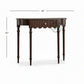 VINTAGE FLUTED DRAWER WOODEN CONSOLE TABLE