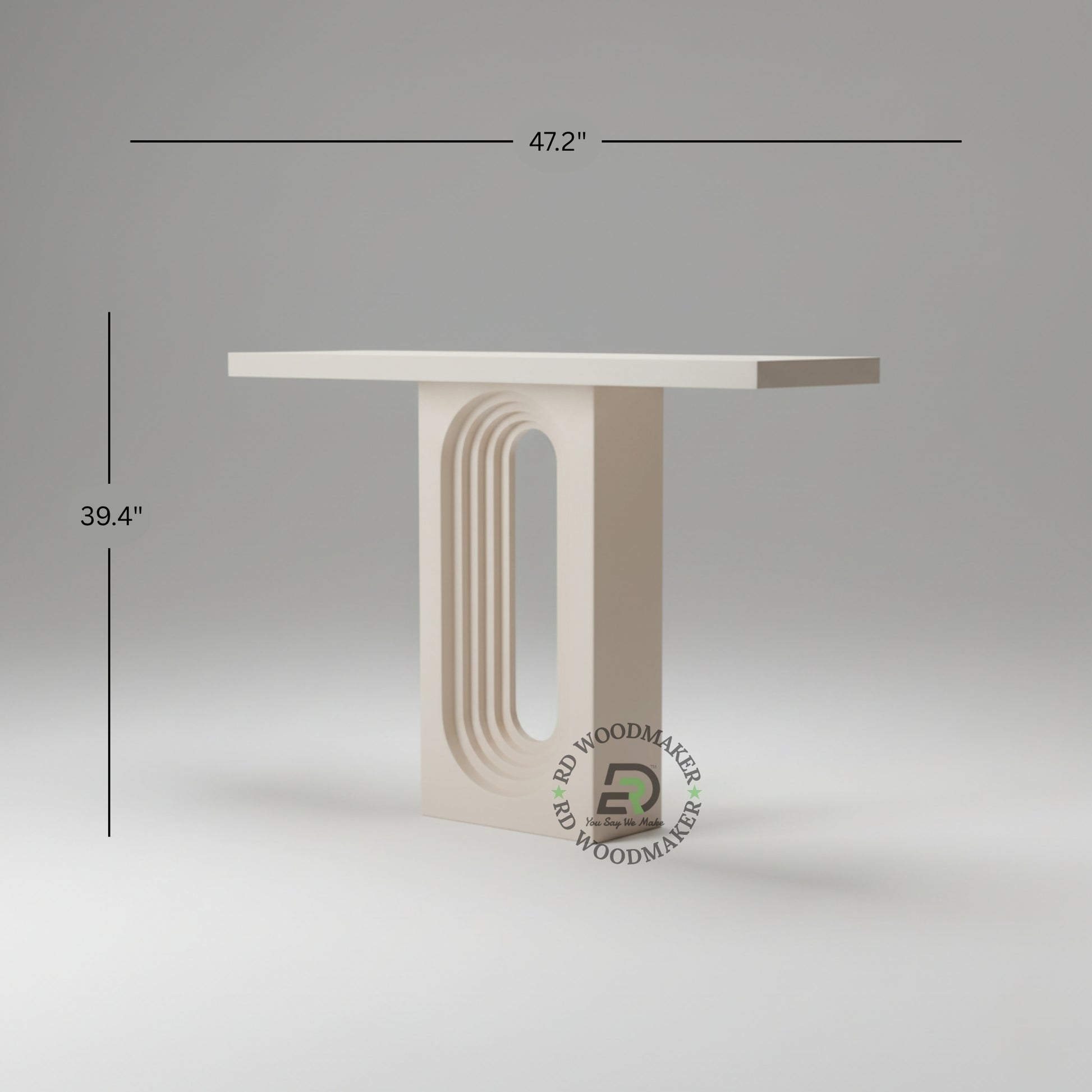 MINIMAL ARCH BASE MODERN CONSOLE TABLE