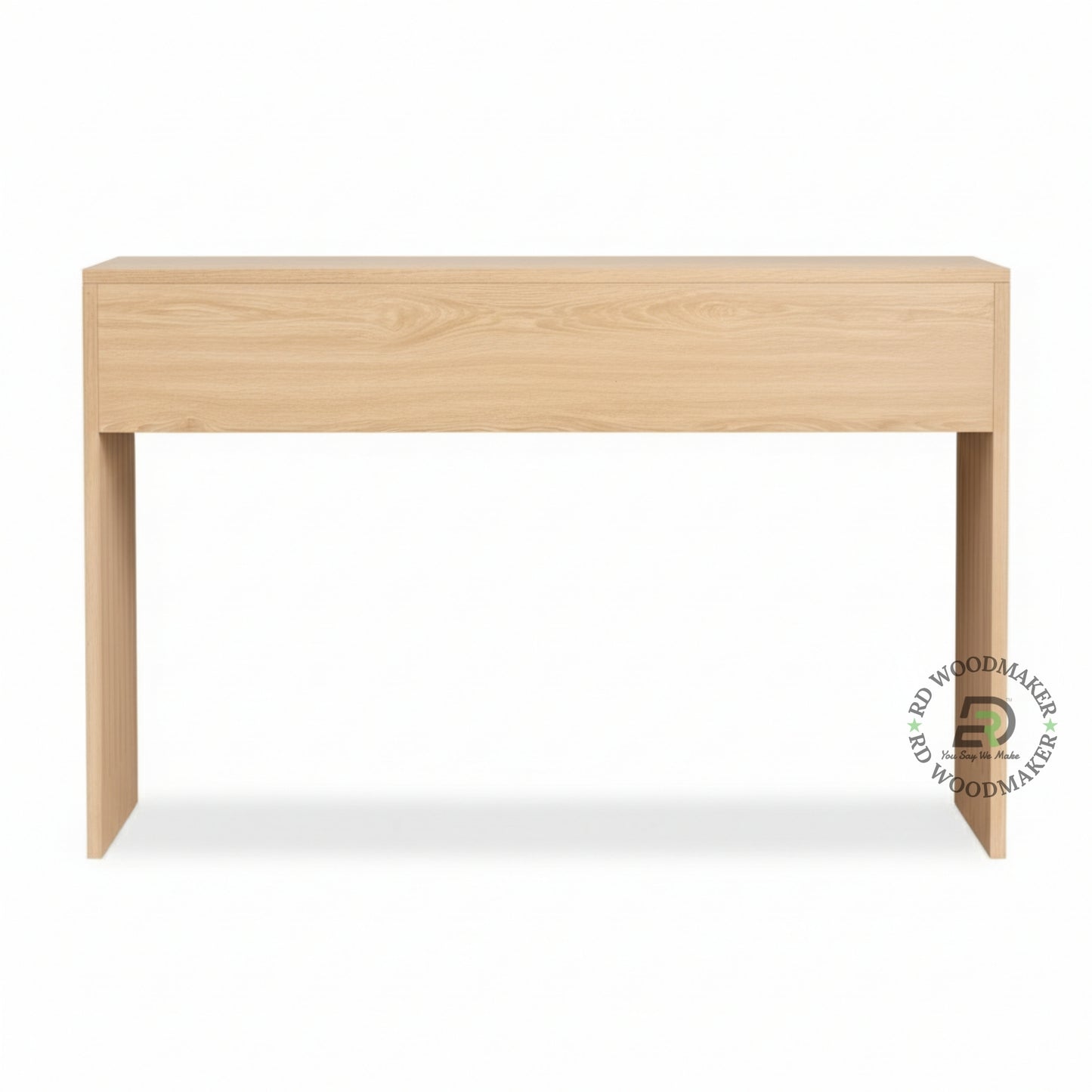 FLUTED SIDE PANEL MODERN WOODEN CONSOLE TABLE